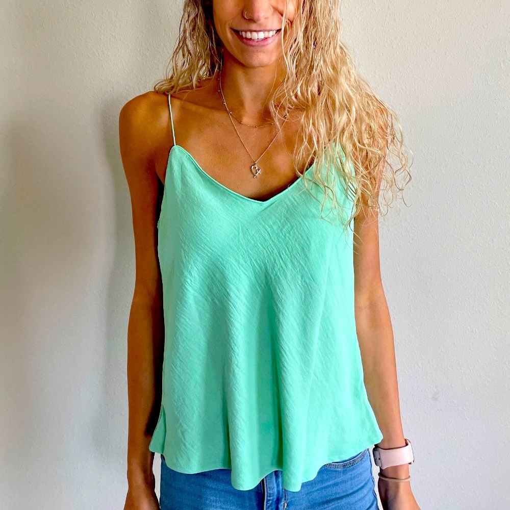 Brielle Cami Top- Mint